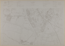 217363 Topografische kaart van de zuidelijke helft van de stad Utrecht.